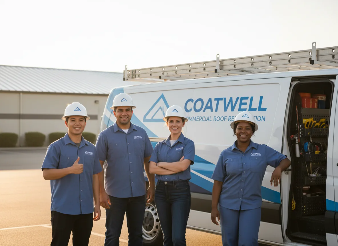 Commercial roof coating company in Rumely, MI